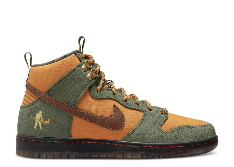Pass-Port X Nike SB Dunk High Emerald Green Orange