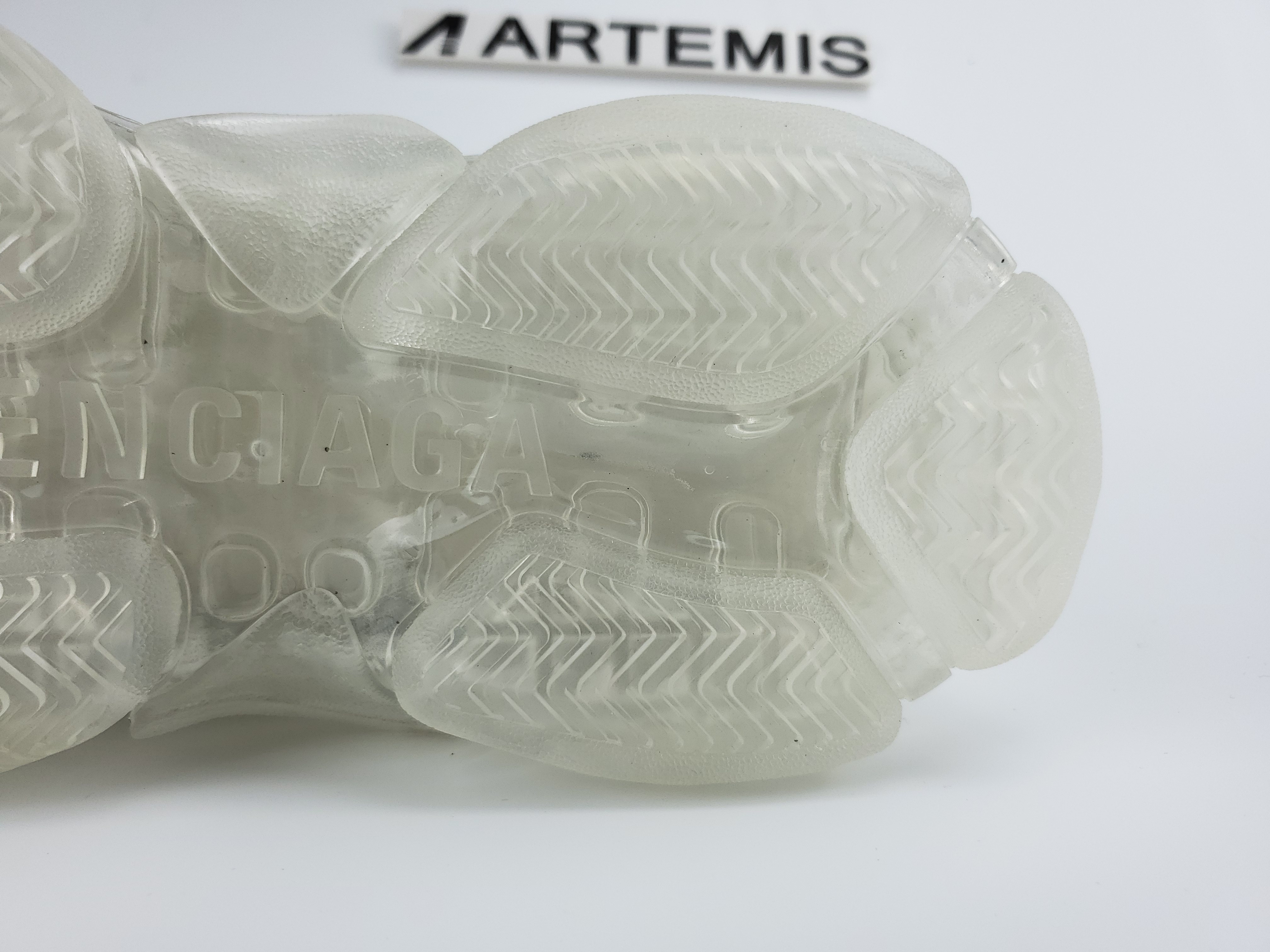 Balenciga Triple S Clear Sole White