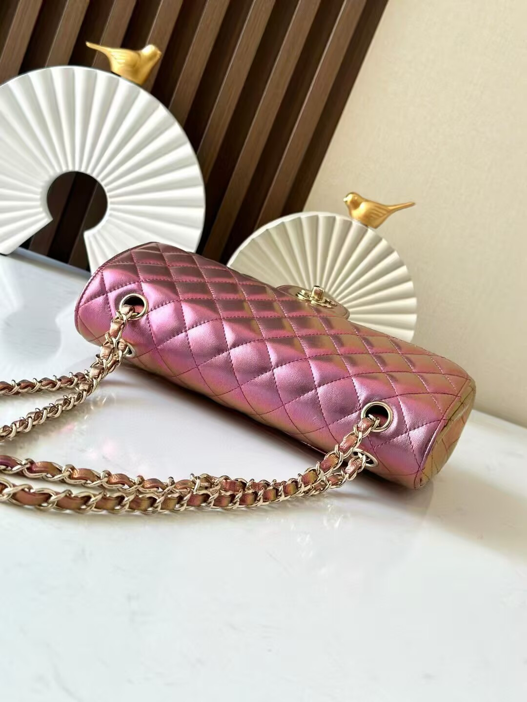 Ch*el classic flap handbag cf 25.5x15x6cm