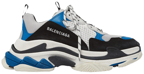 Balenciga Triple S Sneaker Black Blue White