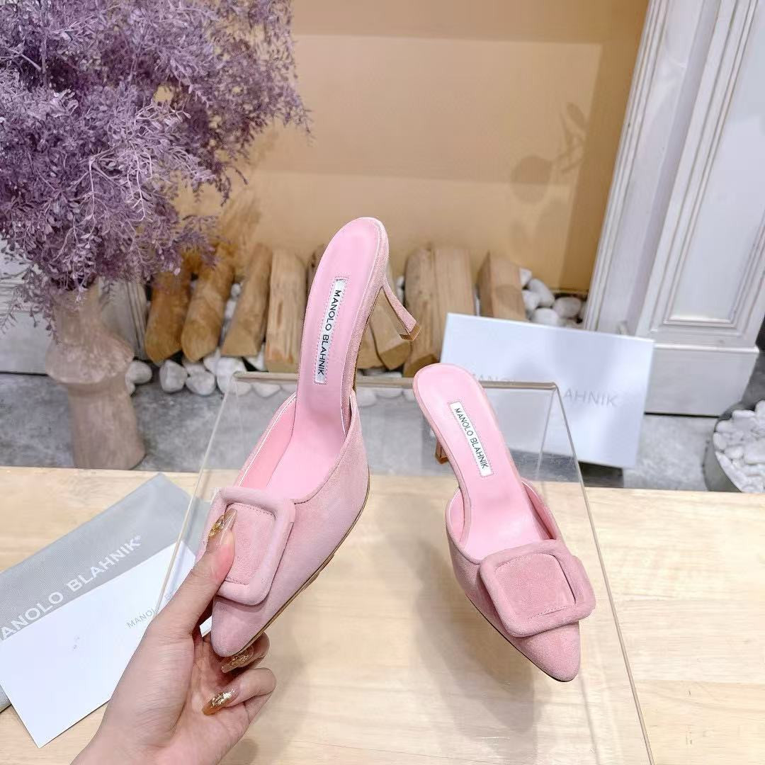 UA Manolo Blahnik Mules 7.5cm