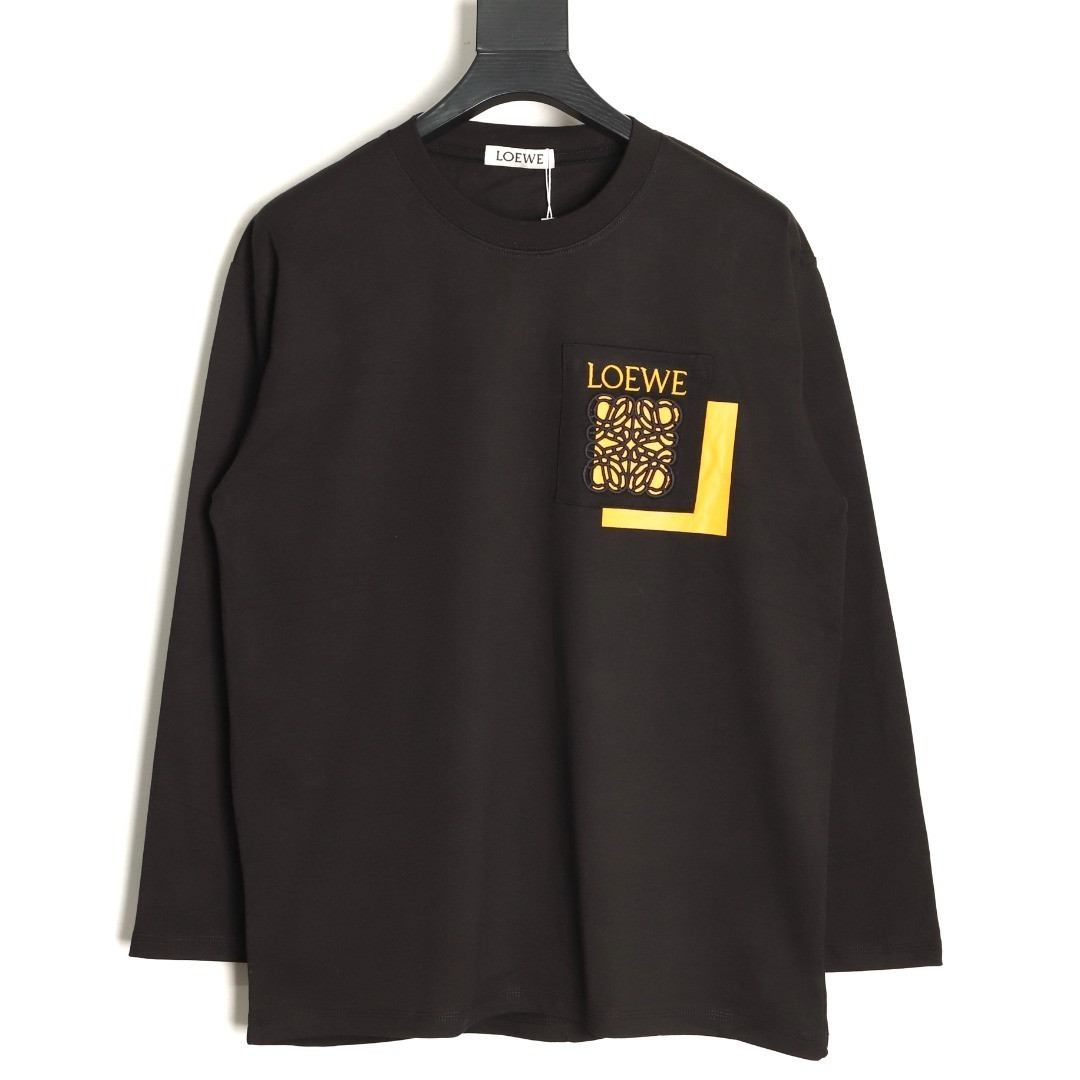 L0ew* 25fw long-sleeved t-shirt