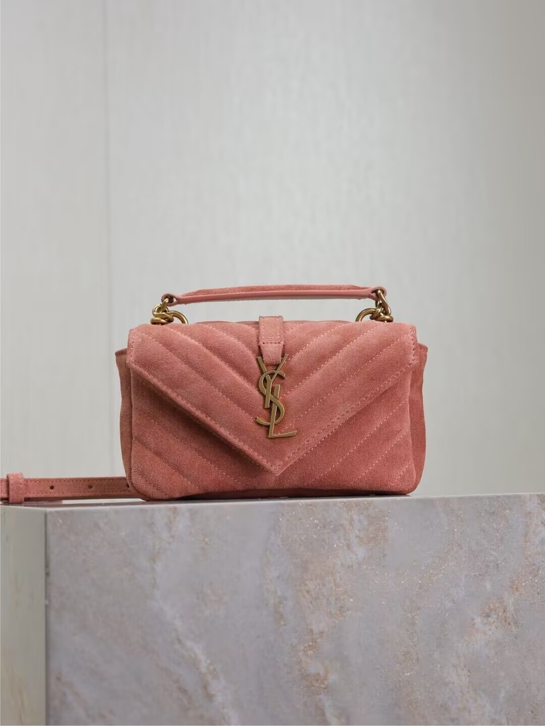 Y*L loulou college mini in suede 20x13x3cm