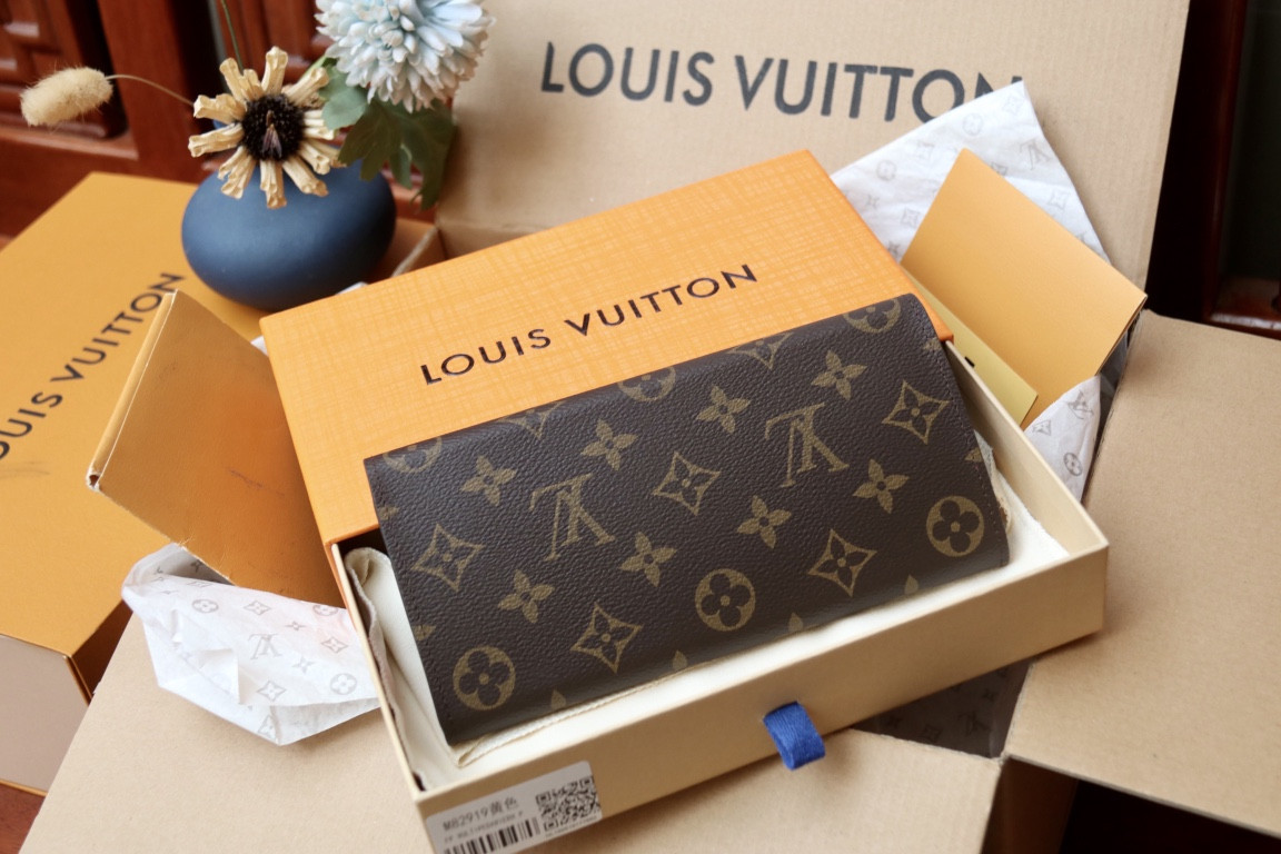 LV EMILIE Wallet M82919 19 x 10 x 2 cm