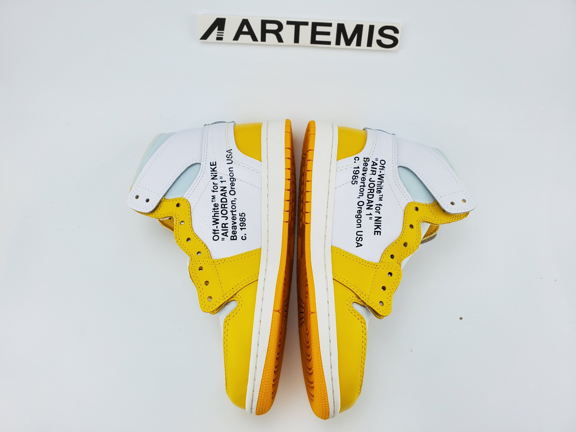 Air Jordan 1 Retro High Off-White Yellow