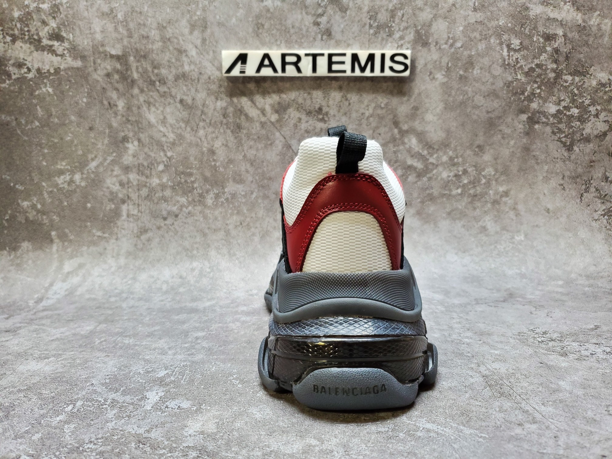 Balenciga Triple S Black Brown Red