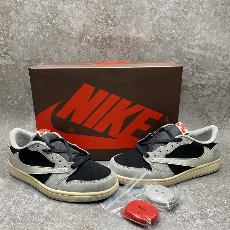 Travis Scott x Air Jordan 1 Low OG Grey Black