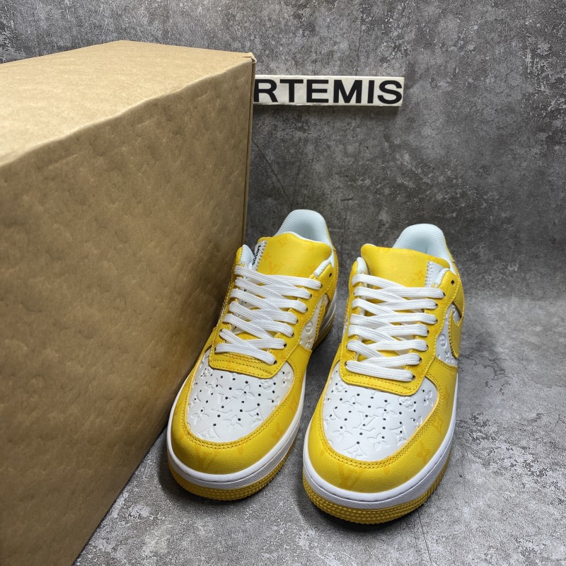 1V x Air Force 1 by Virgil Abloh Yellow