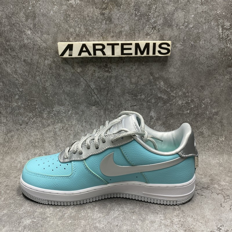 Nike Air Force 1 low Blue Silver
