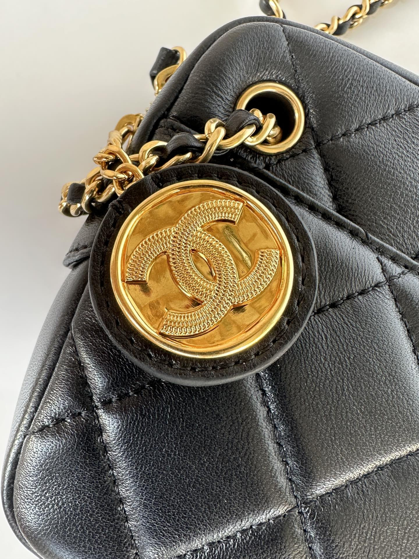 Ch*el mini camera case 12 x 18 x 7cm