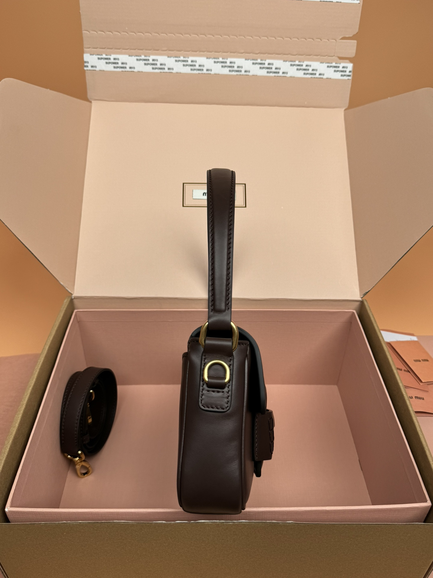 Miu Miu Penny Leather Bag  23×13.5×5cm