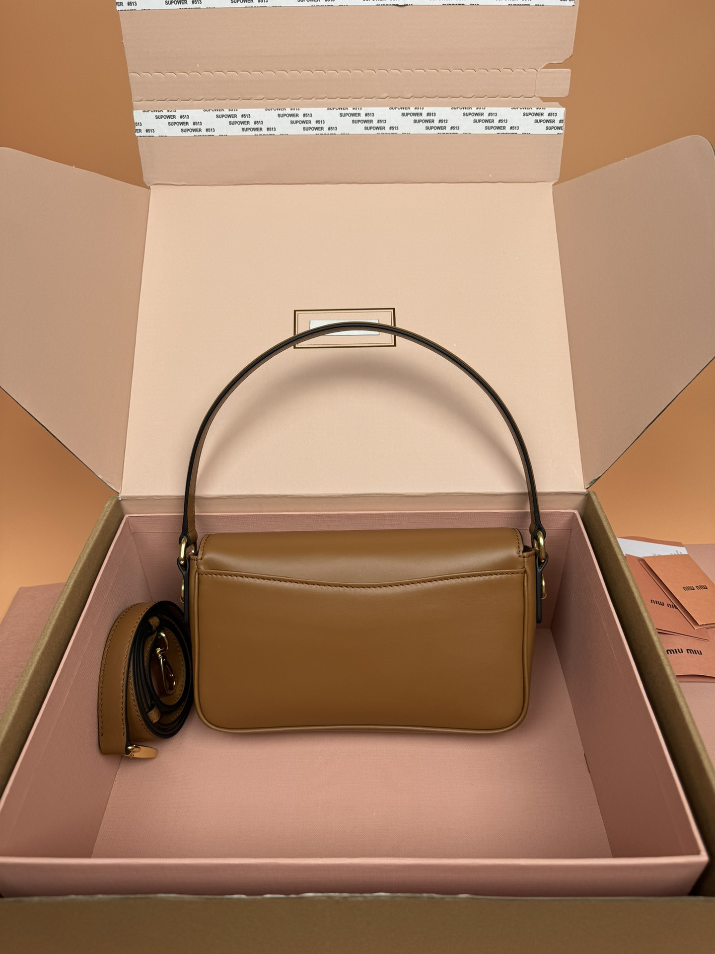 Miu Miu Penny Leather Bag 23×13.5×5cm