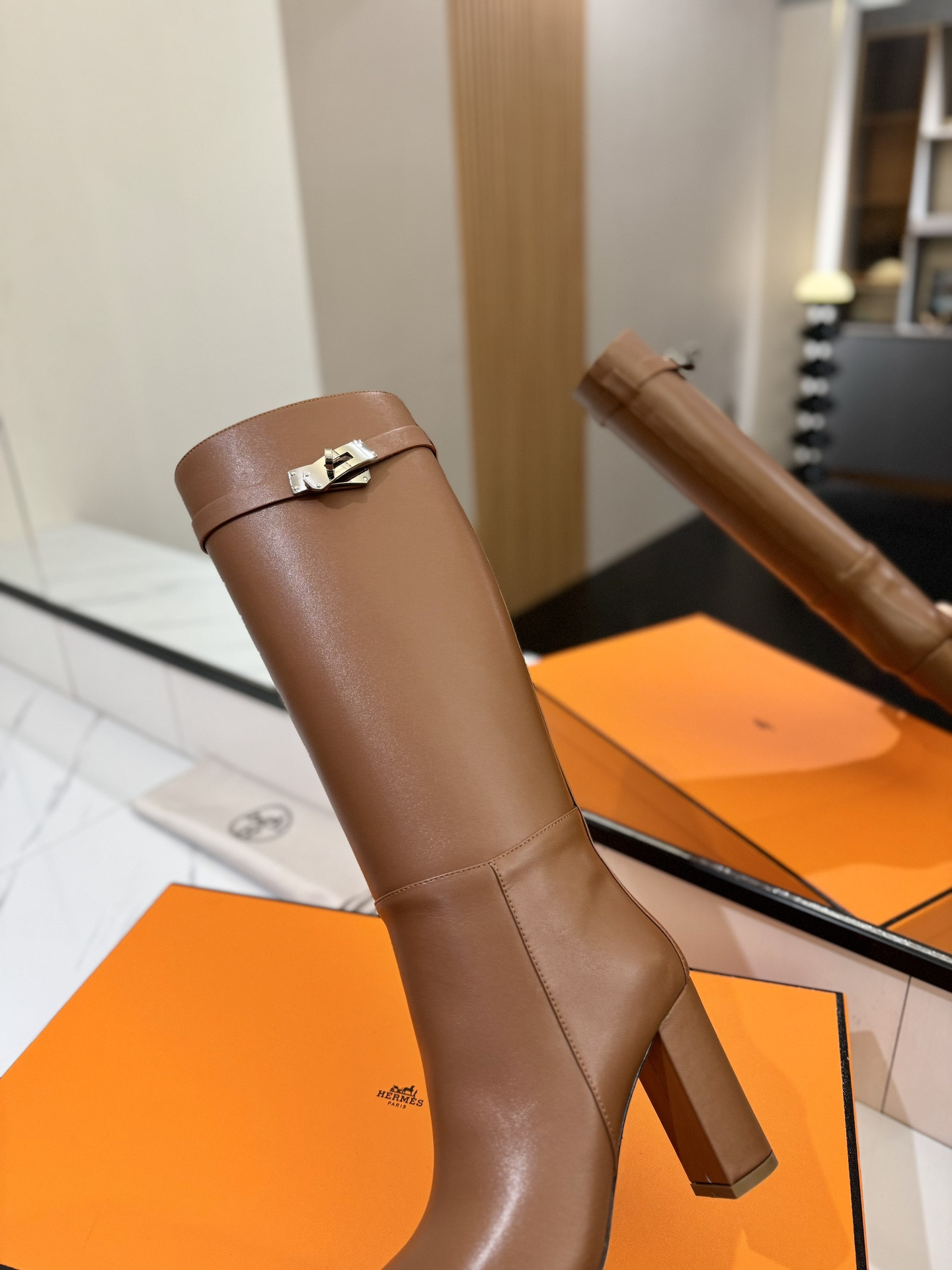 UA Hermès Jumping Boots (Heel height 8.5cm)