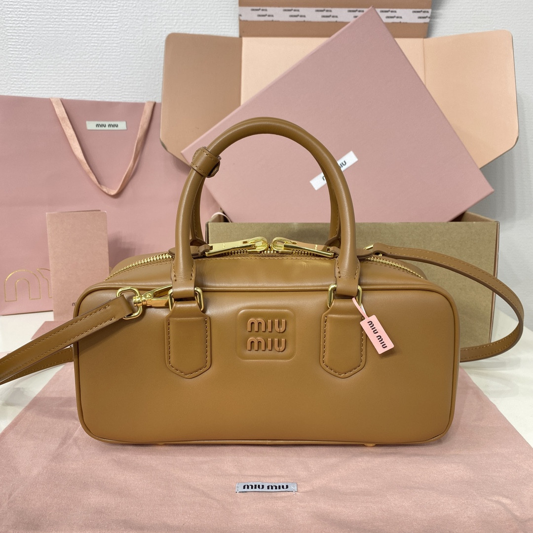 Miu Miu Arcadie leather bag 12x27x9cm