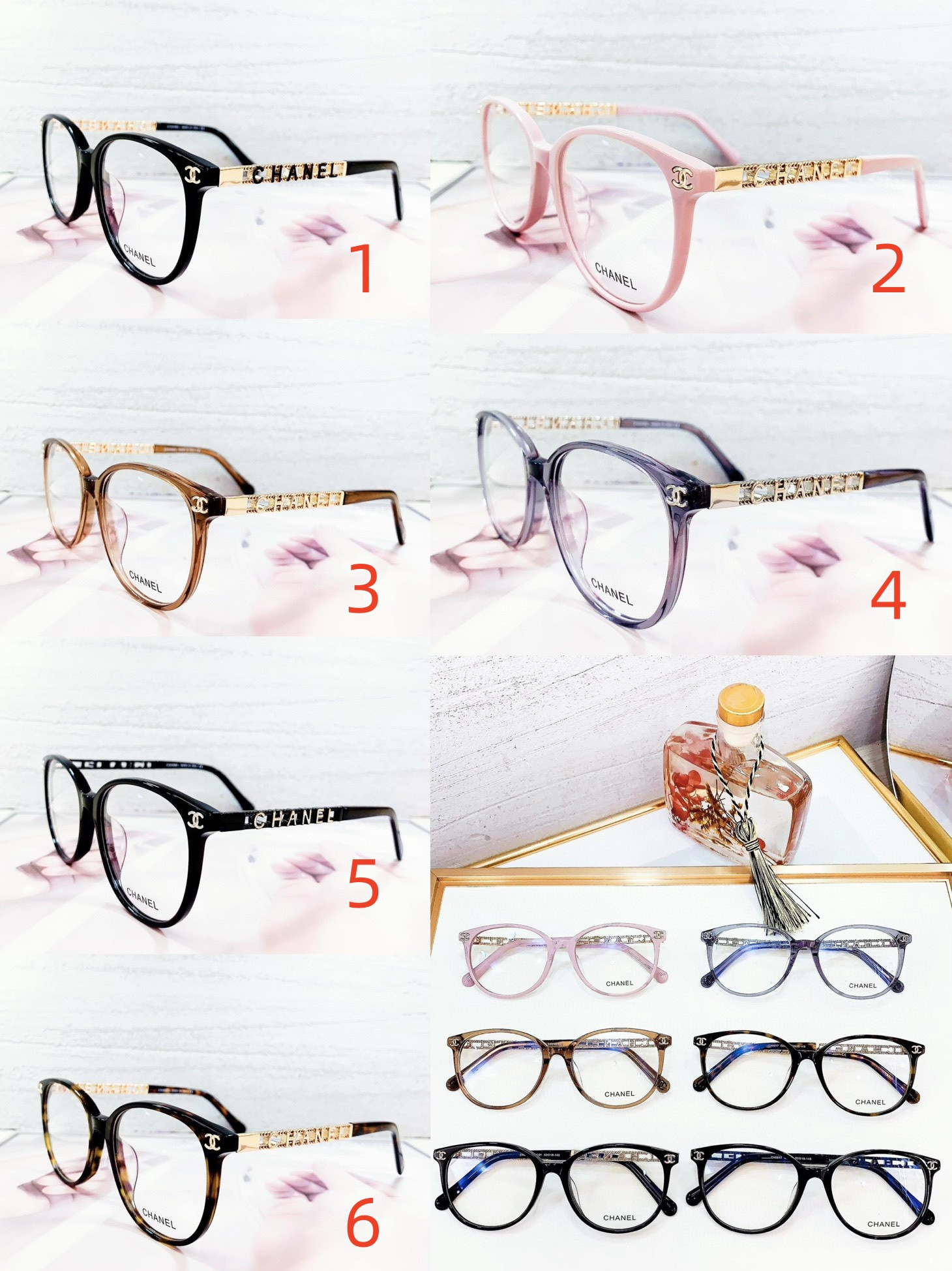 Ch*el glasses ch0187 53-18-145