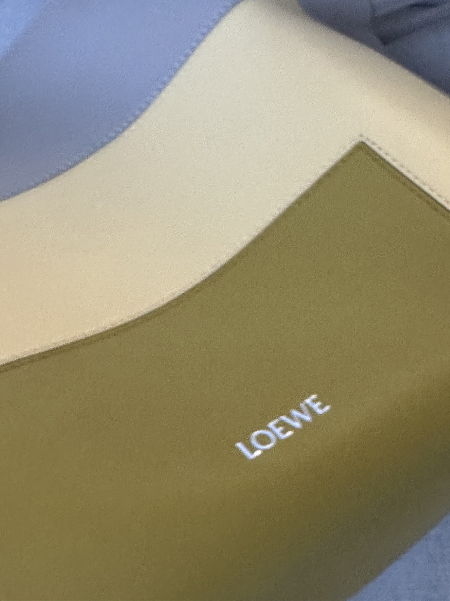 L0ew* x albers medium flamenco clutch in nappa calfskin 24.5x30x10.5cm