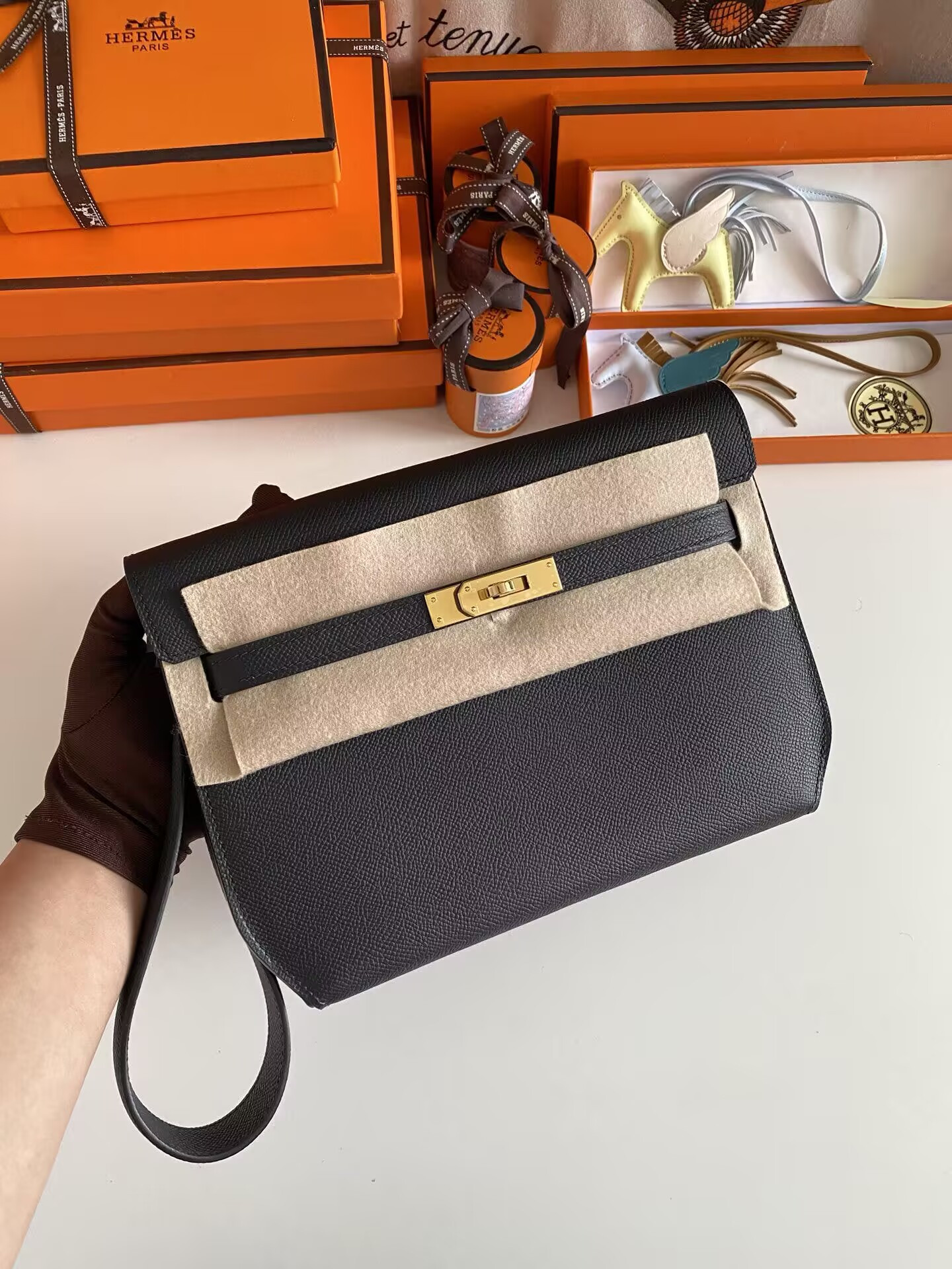 Hermès Kelly Depeches epsom 25cm