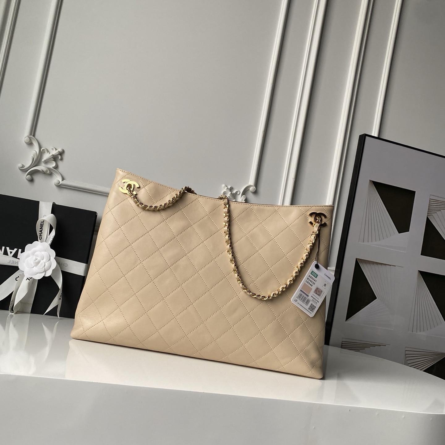 Ch**el shopping bag as6241 40x28x9cm