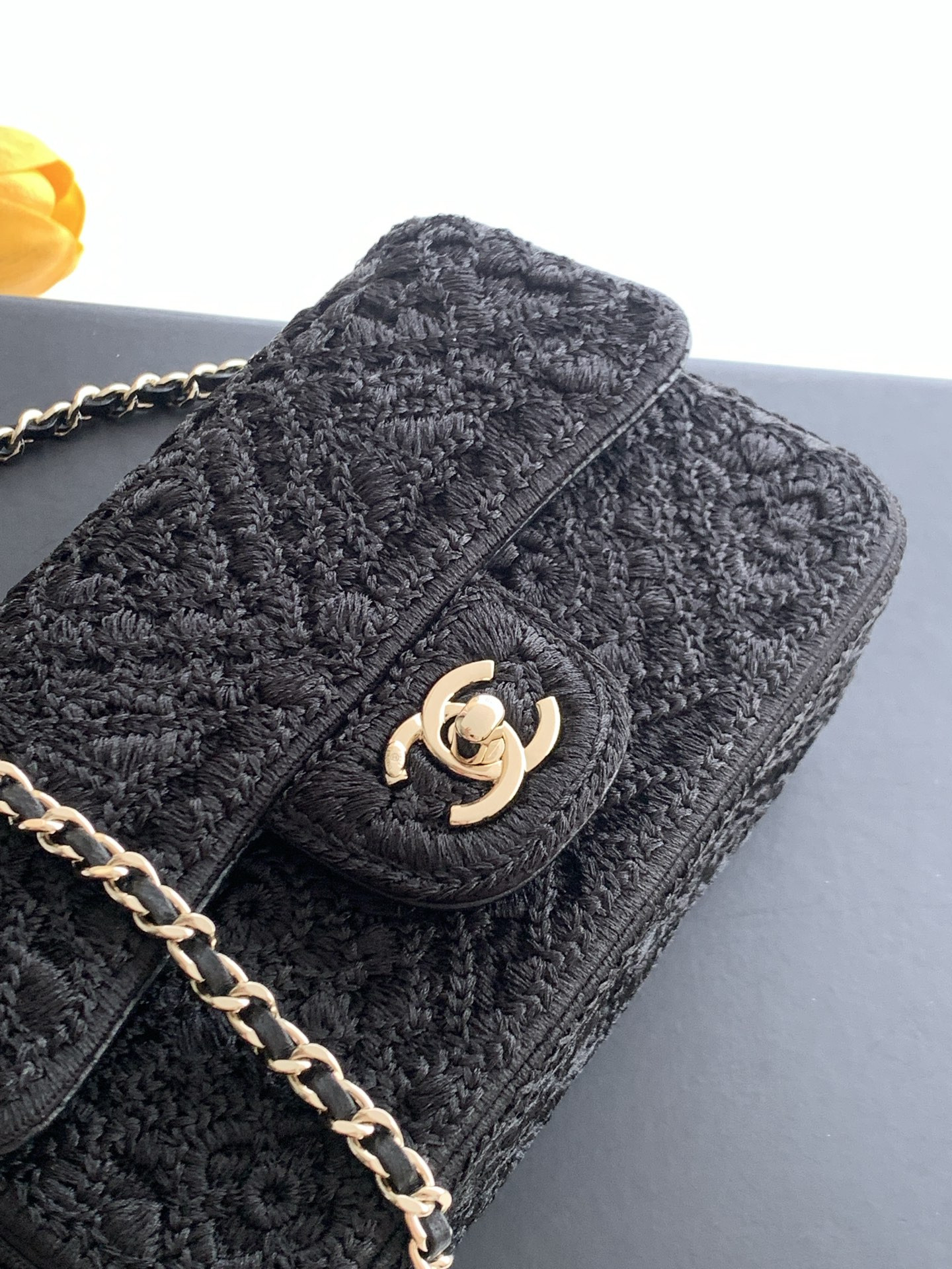 Ch**el flap bag as4561 14x21x8cm