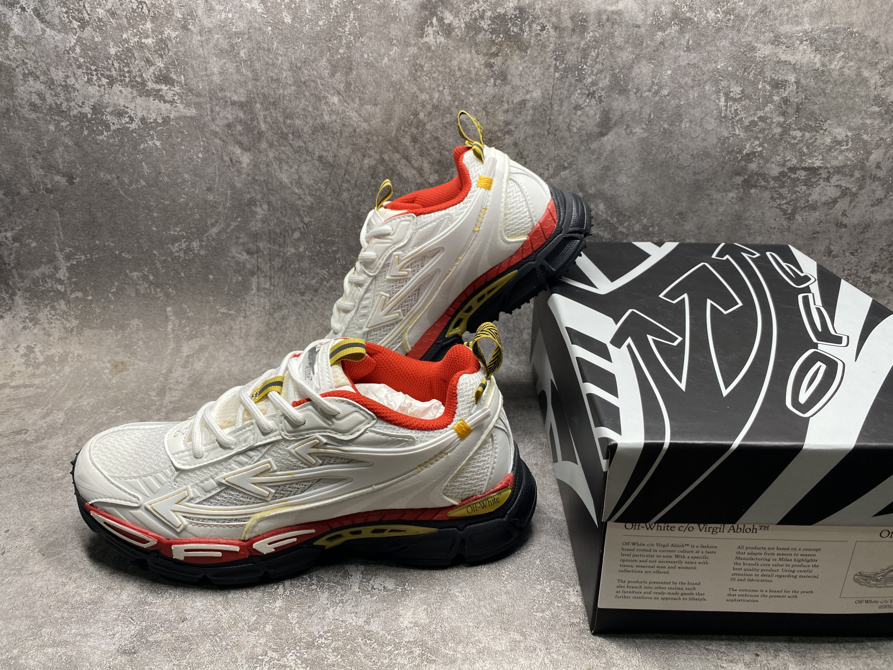 UA Off-White "BE RIGHT BACK"