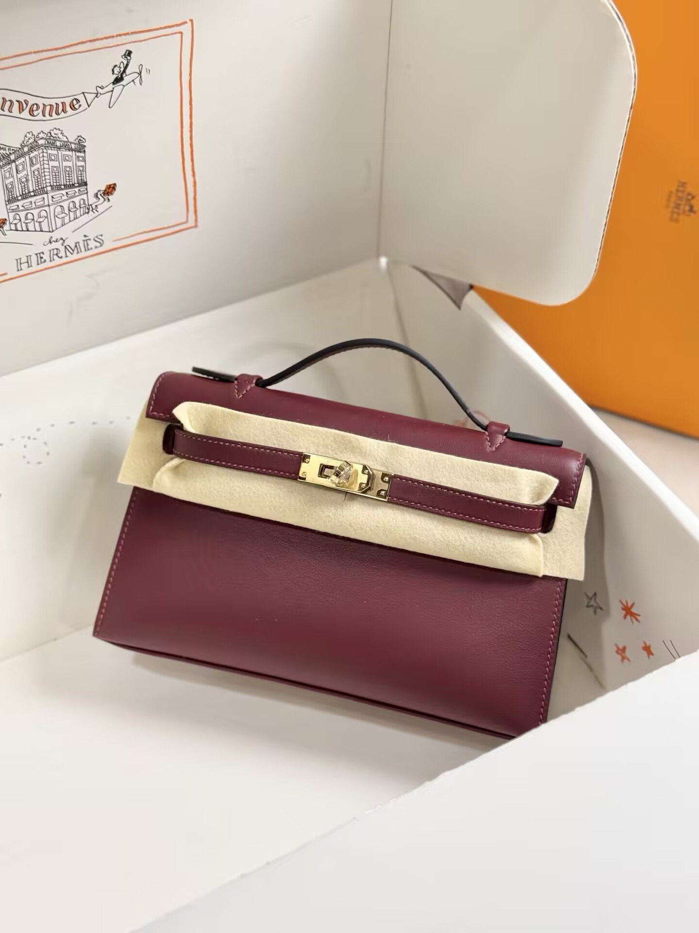 Hermès Kelly Mini Swift 22 22×7×13CM