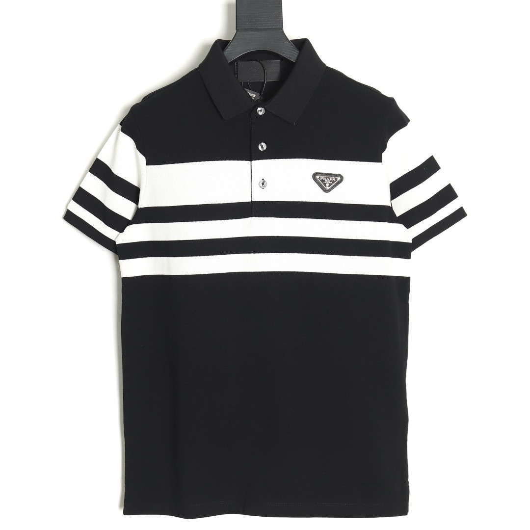 Pra*a short-sleeved polo shirt