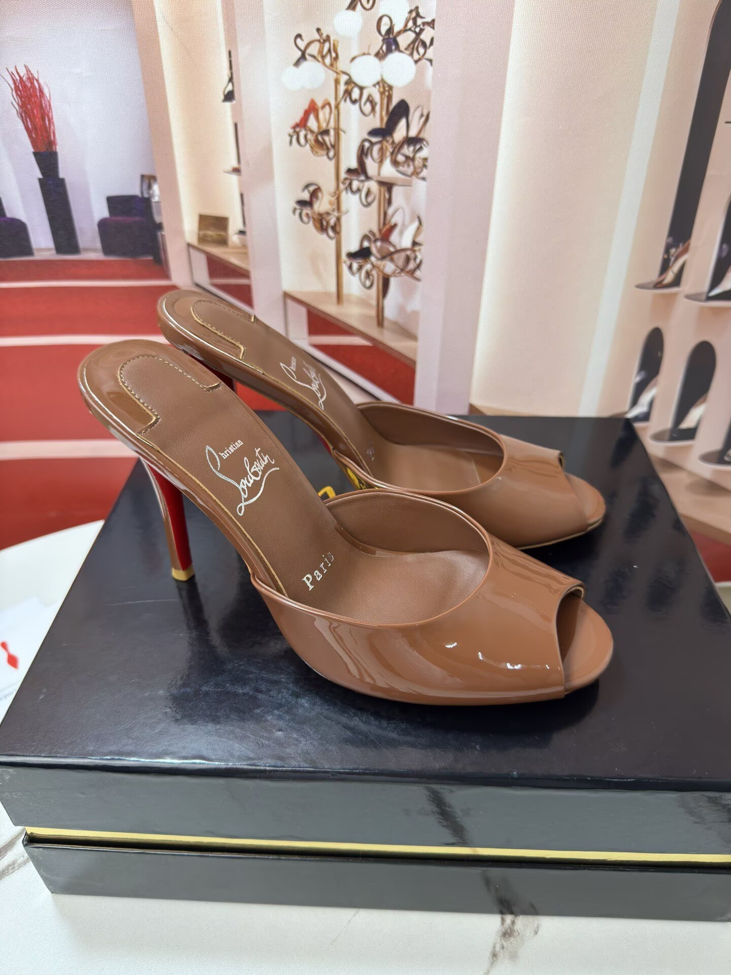ua Chr1st1an louboutin me dolly mules 10cm heel