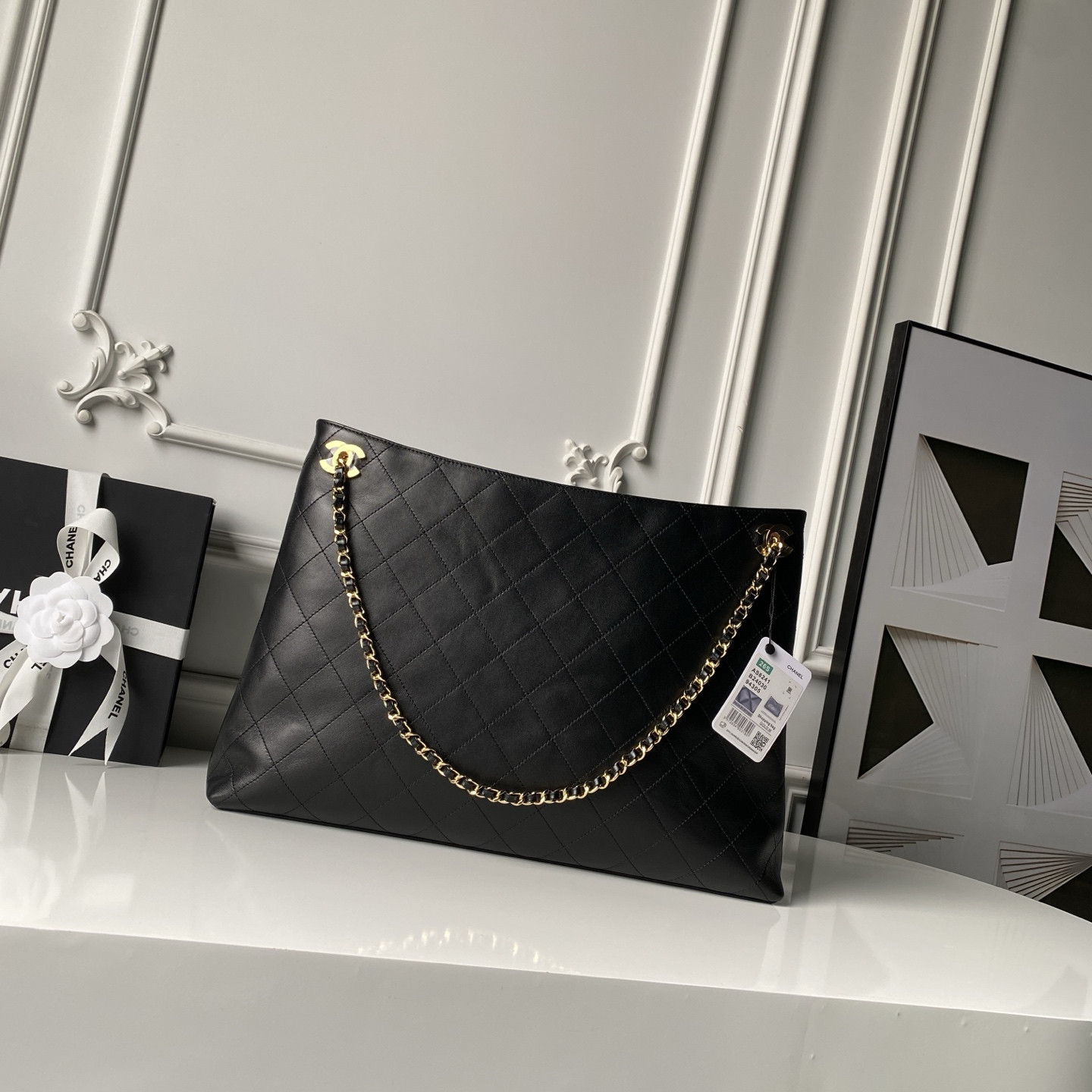 Ch**el shopping bag as6241 40x28x9cm