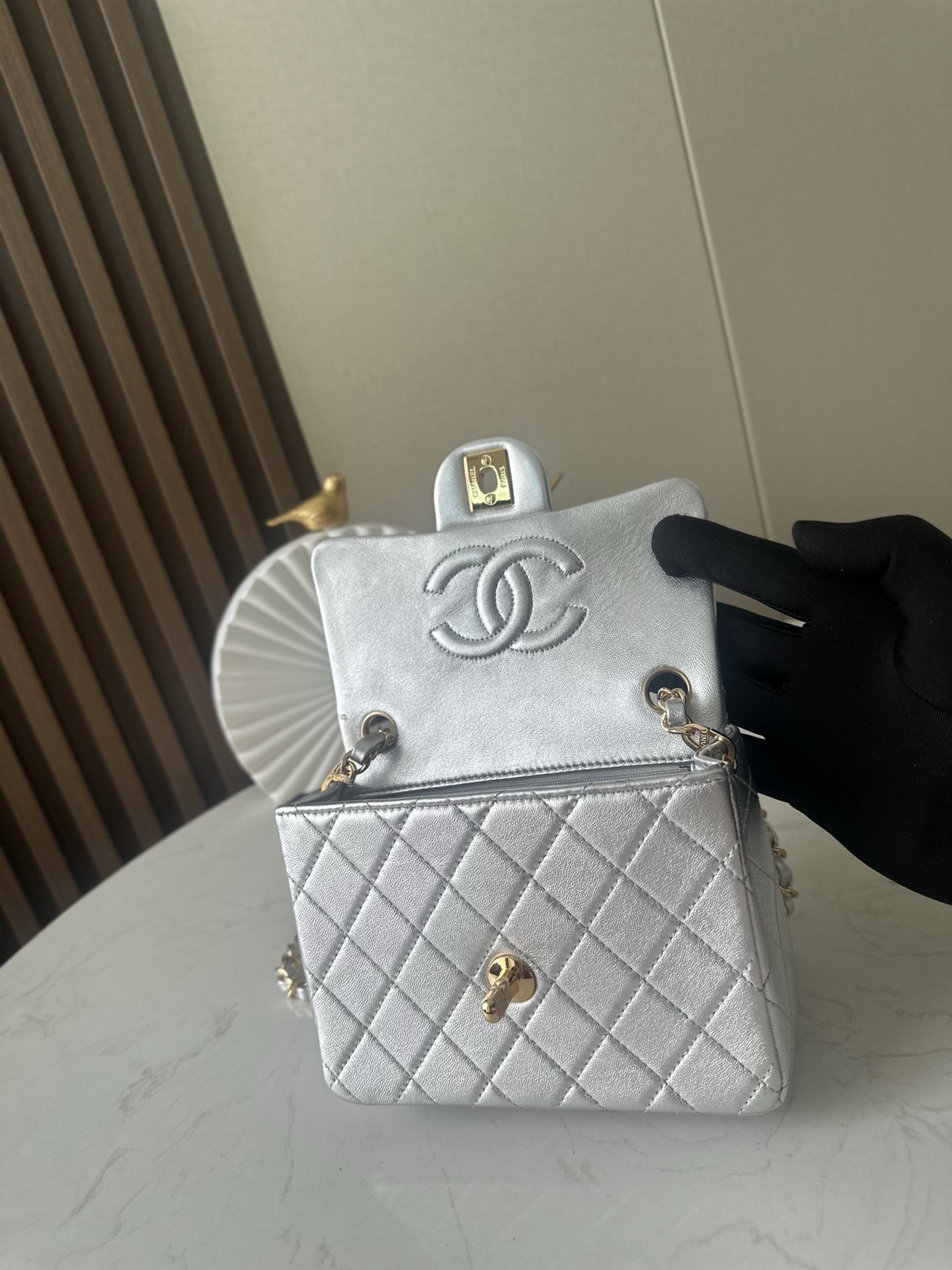 Ch**el mini flap bag 17.5cm