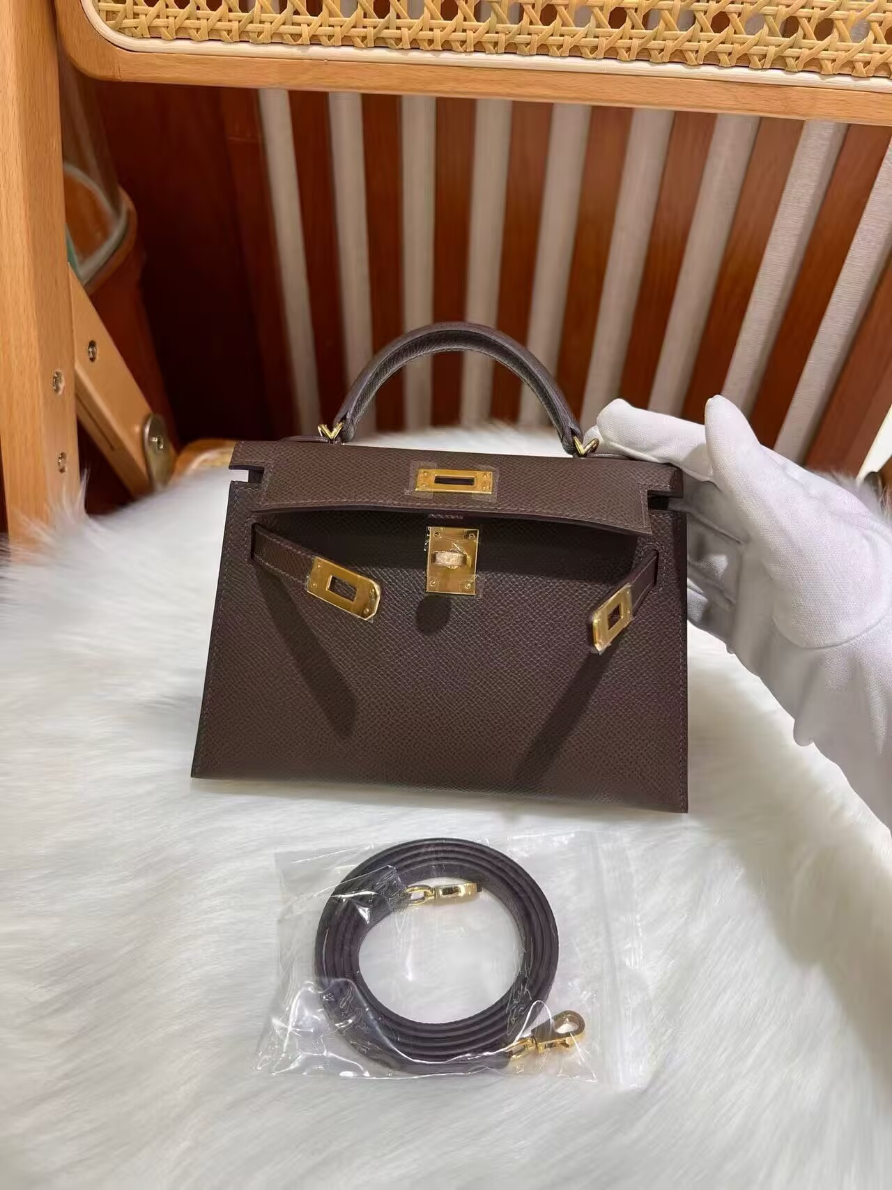 Hermès Mini Kelly 19 19×6×12cm