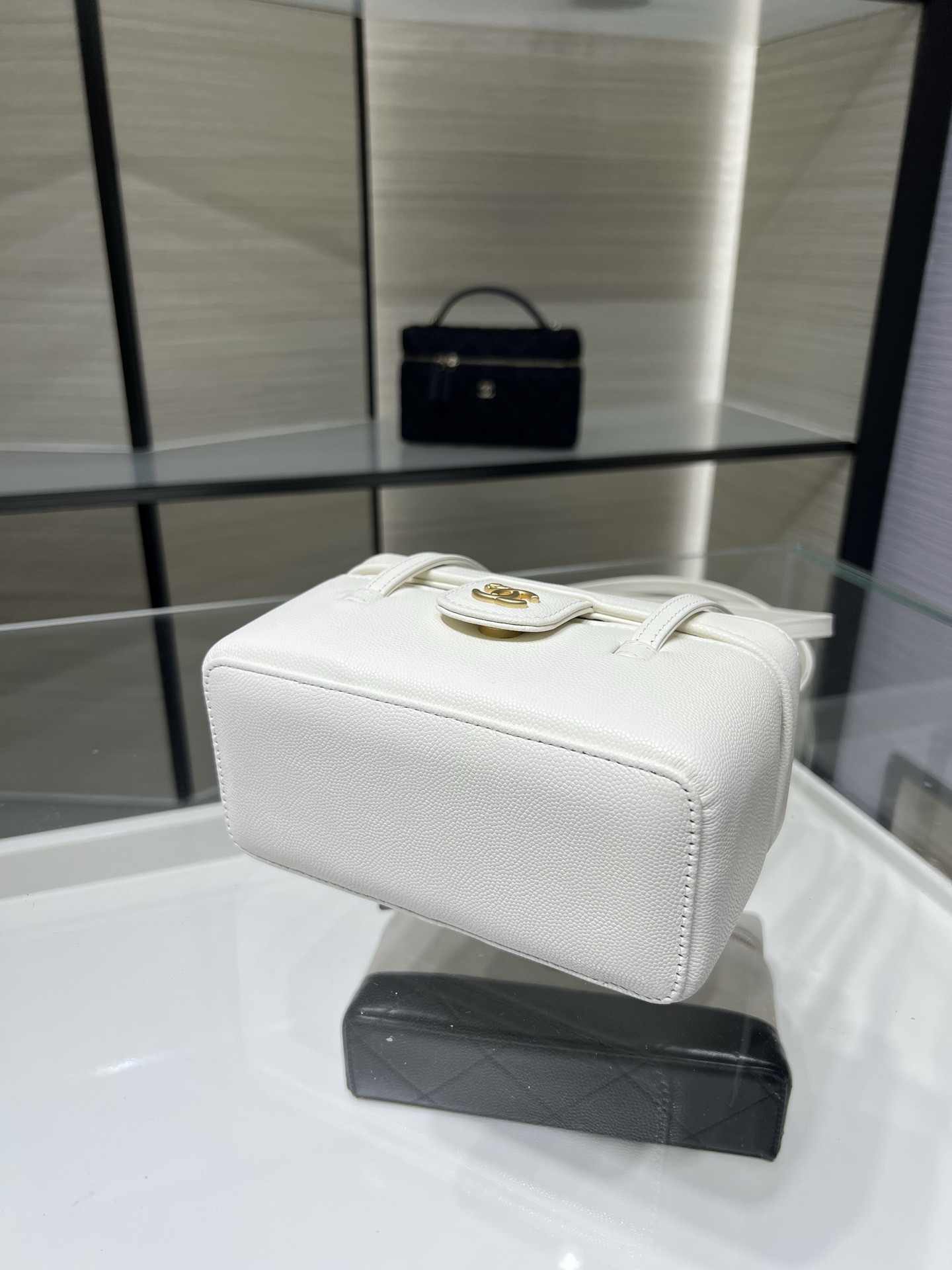 Ch**el preppy coco long box bag ap5067 17x9.5x8cm