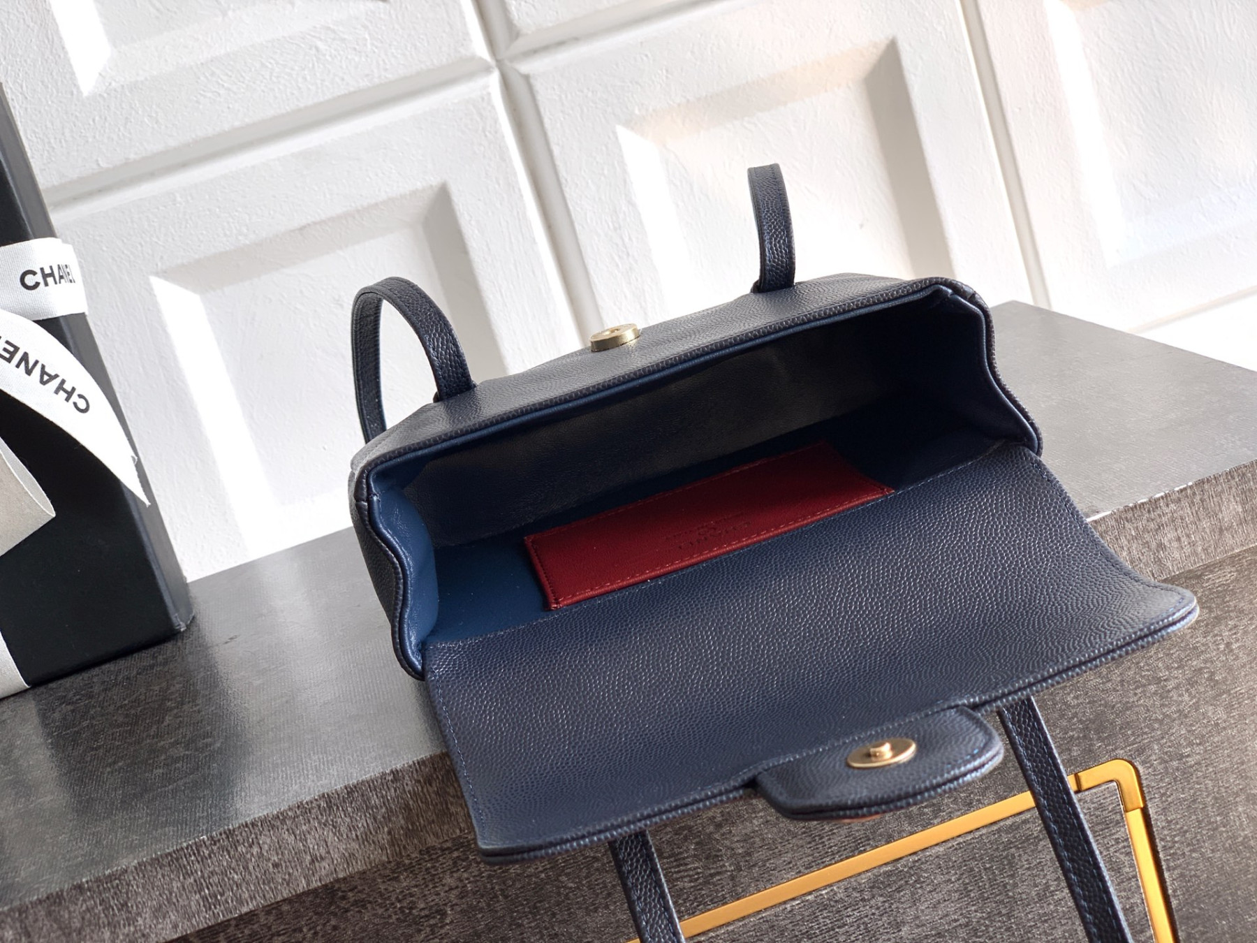 Ch**el flap bag 11.5x17x5cm
