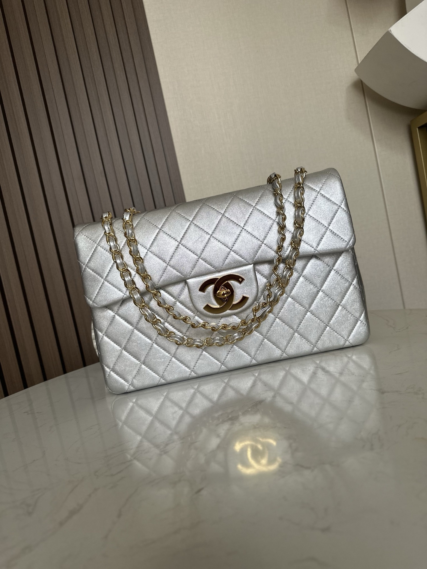Ch**el flap bag 34x22x10cm