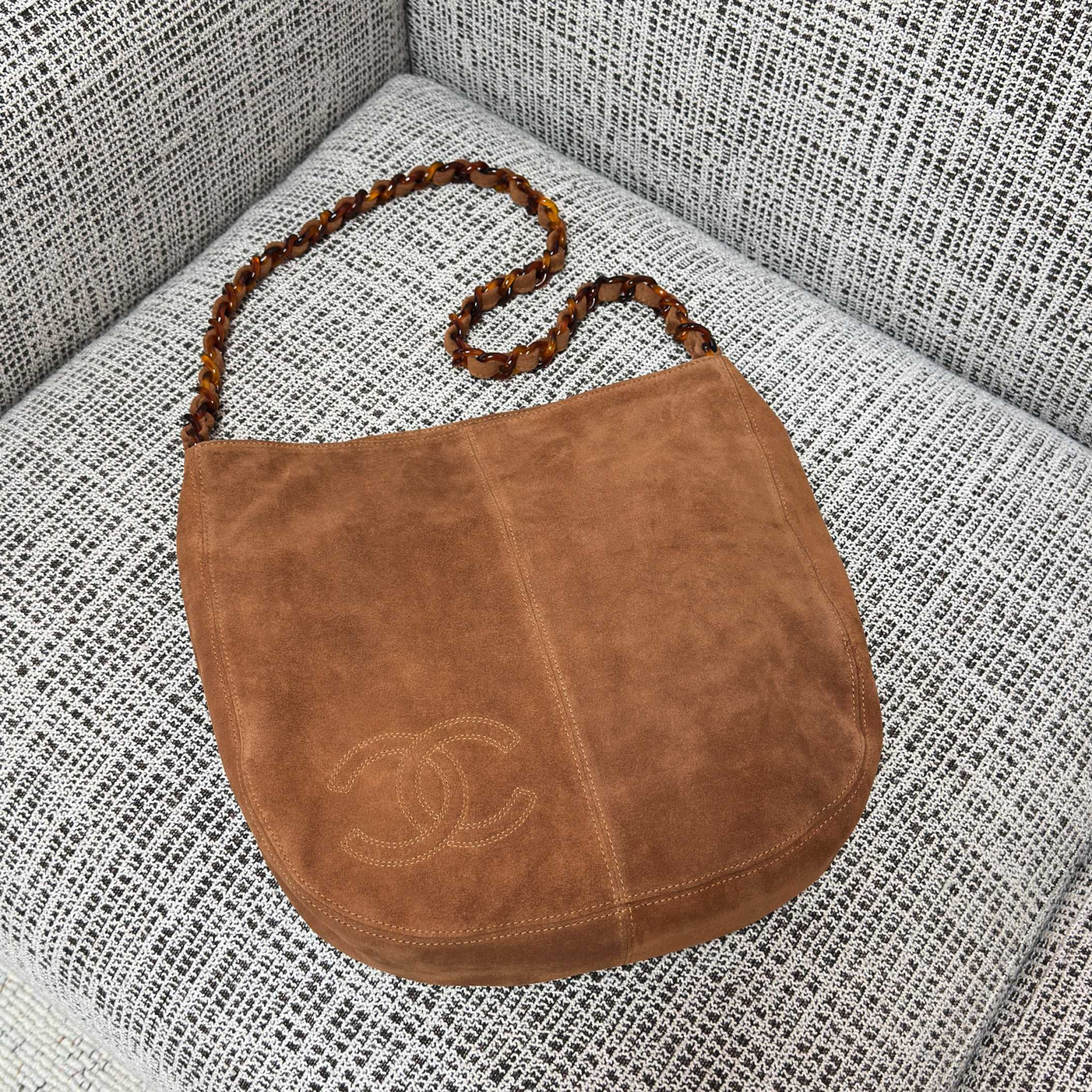Ch**el hobo bag 33x32cm