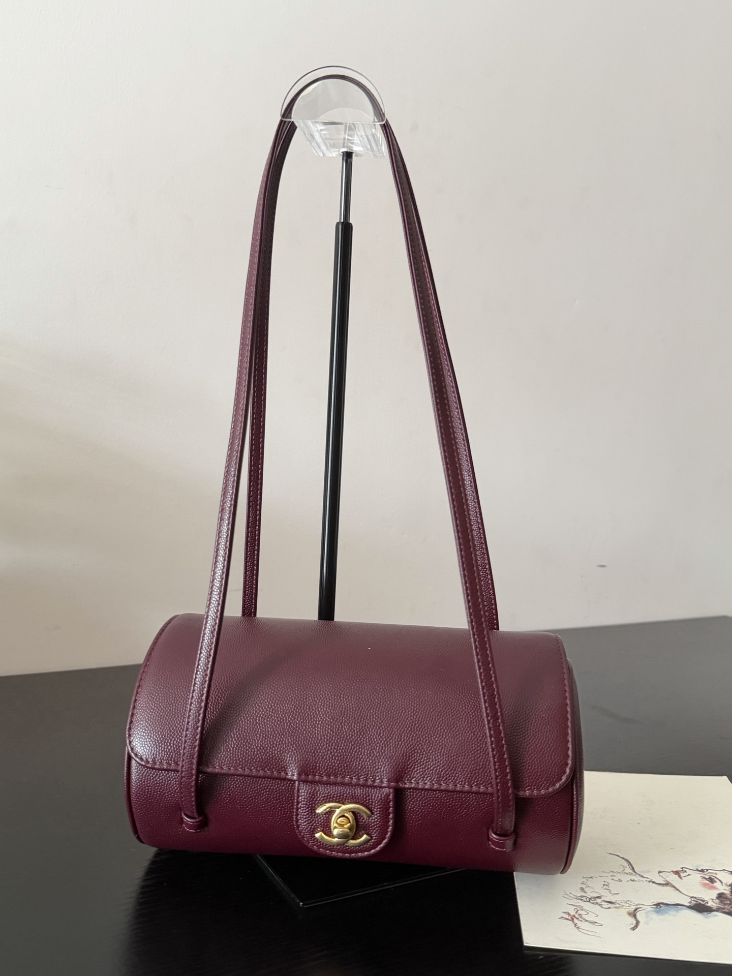 Ch**el small bowling bag as6143 10x20.5x10cm