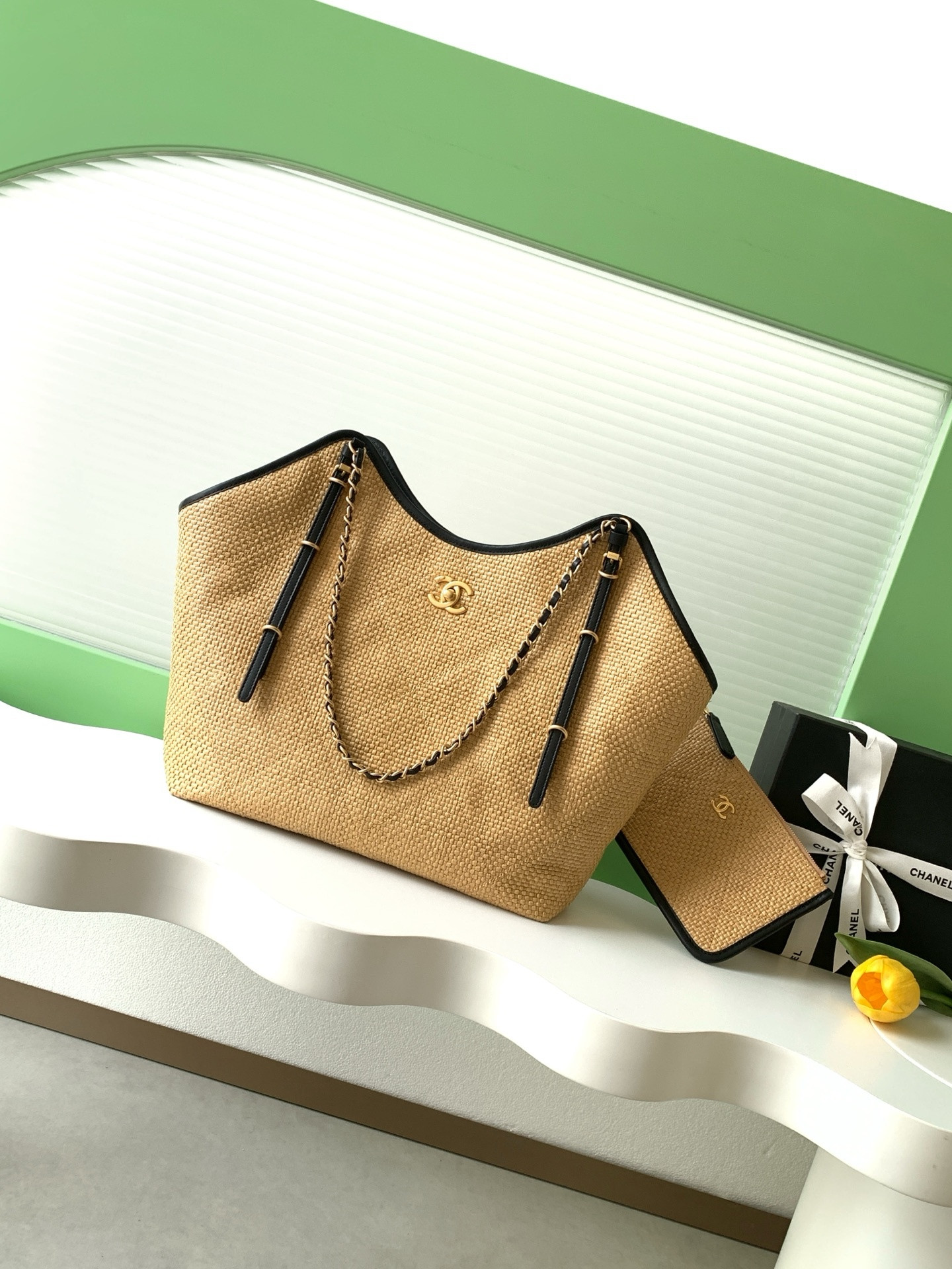 Ch**el shopping bag as5466 31x47x11cm