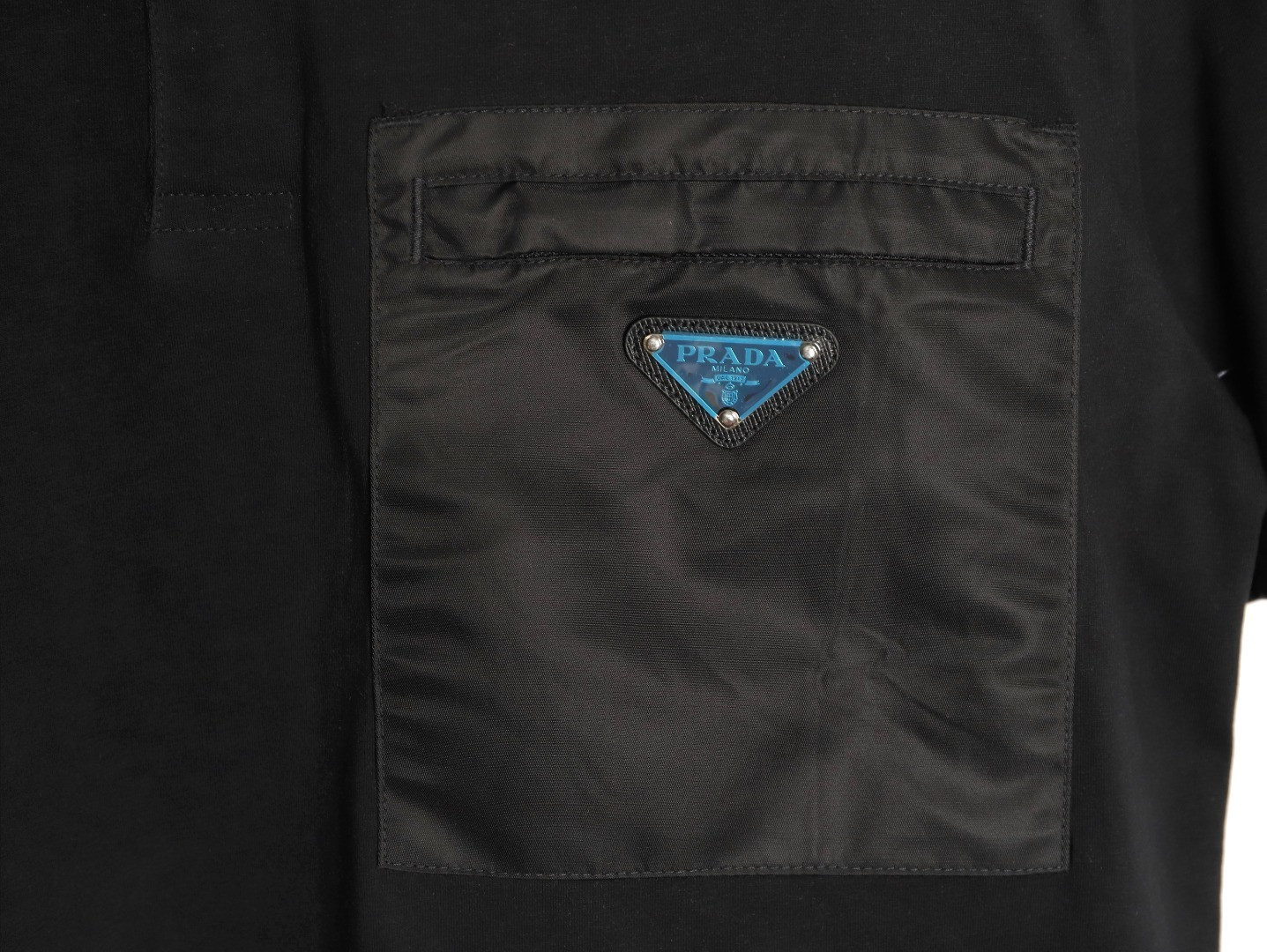 Pra*a short-sleeved polo shirt