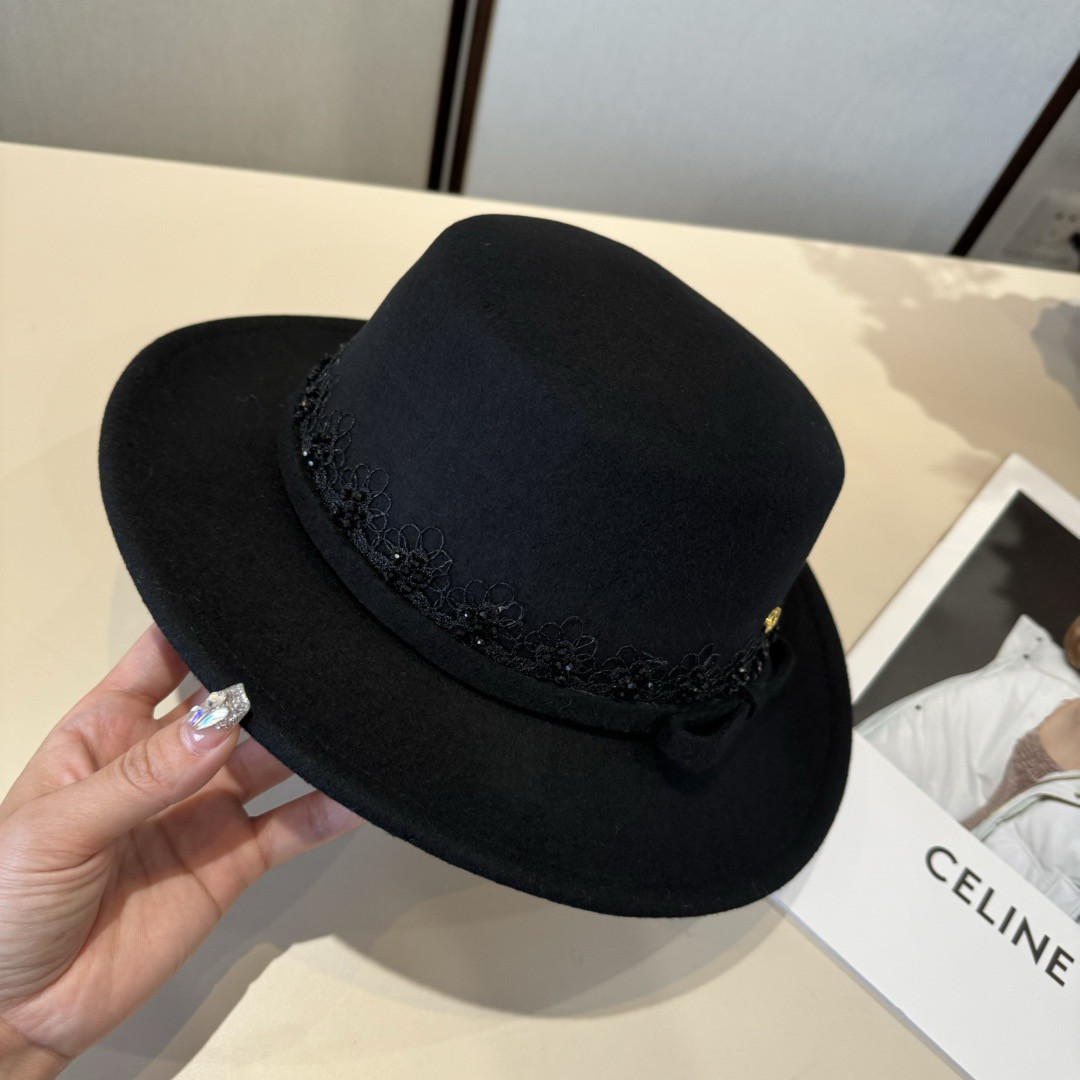 D10r wool felt hat 57cm head circumference