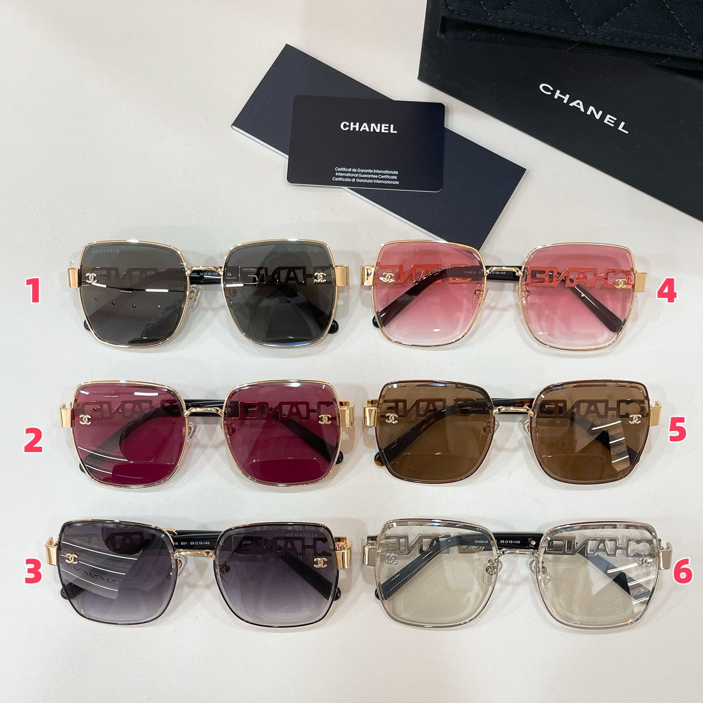 Ch**el glasses ch9818 58-18-145