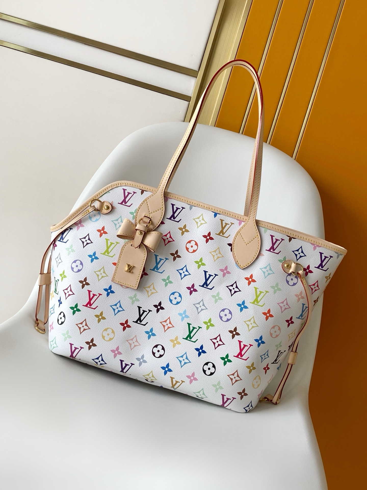 LV x TM NEVERWOOF Medium Pet Carrier M27839 31x28x14cm Without Box