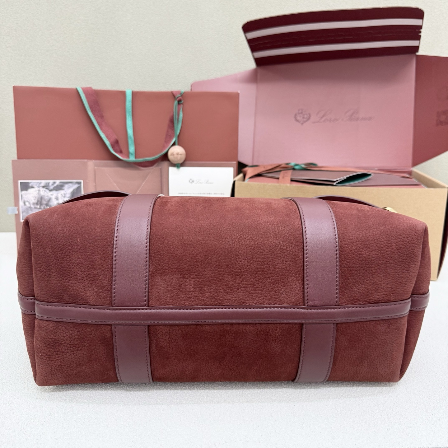 L0r0 P1ana large ghiera shopper 40x26x18cm