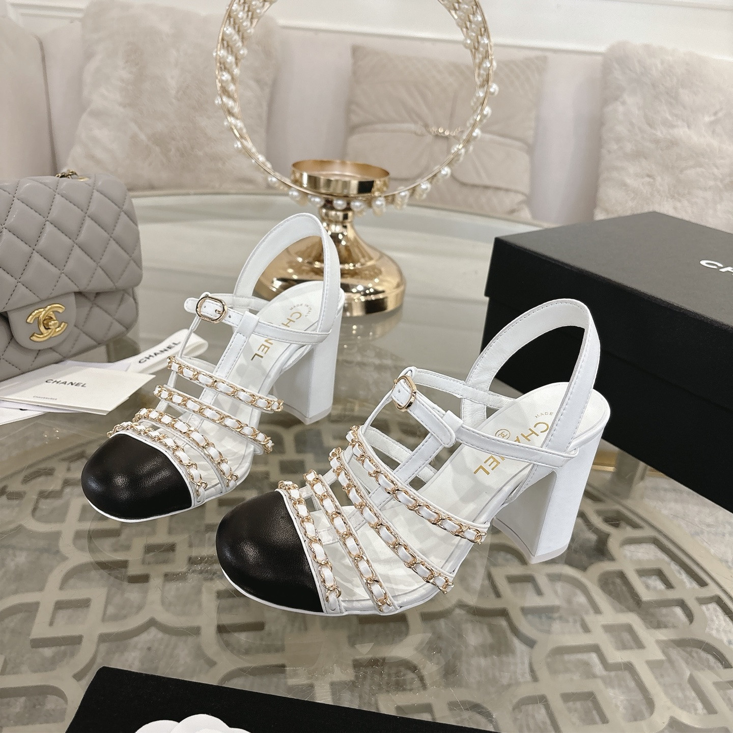ua Ch**el slingbacks 8.5cm heel